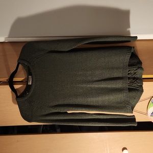 Sweater with braided back